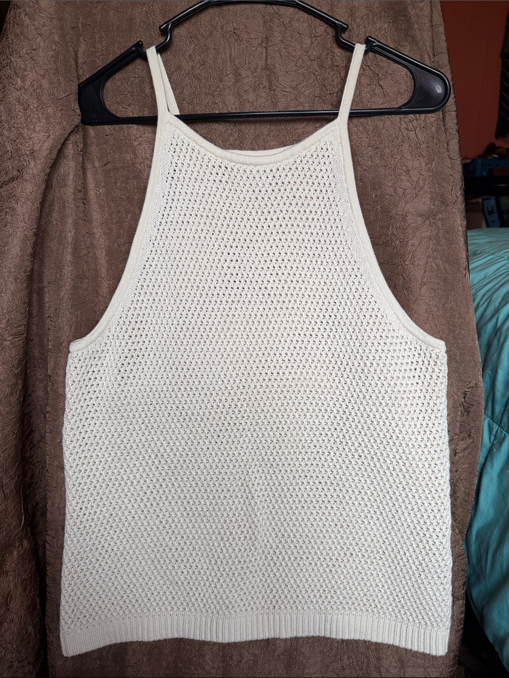 Banana Republic Cream Knit Halter Tank Top